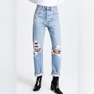 AGOLDE 90’s Mid Rise Loose Fit Denim Size 24